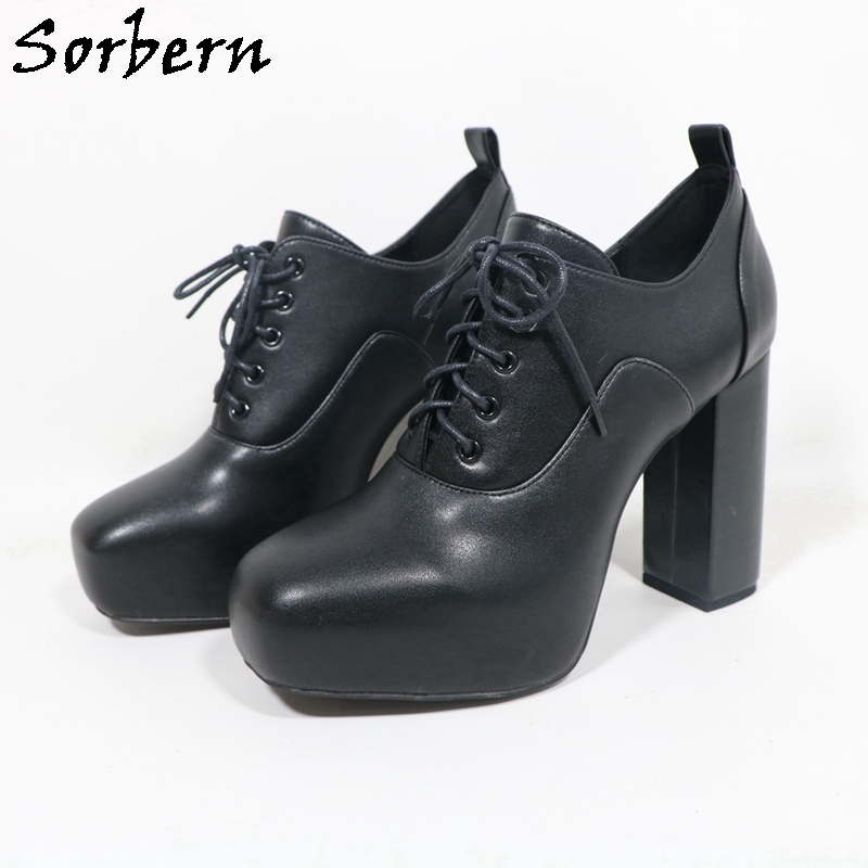 Pump Heel Block - Sepatu Pump Gaya Unisex Sorbern untuk