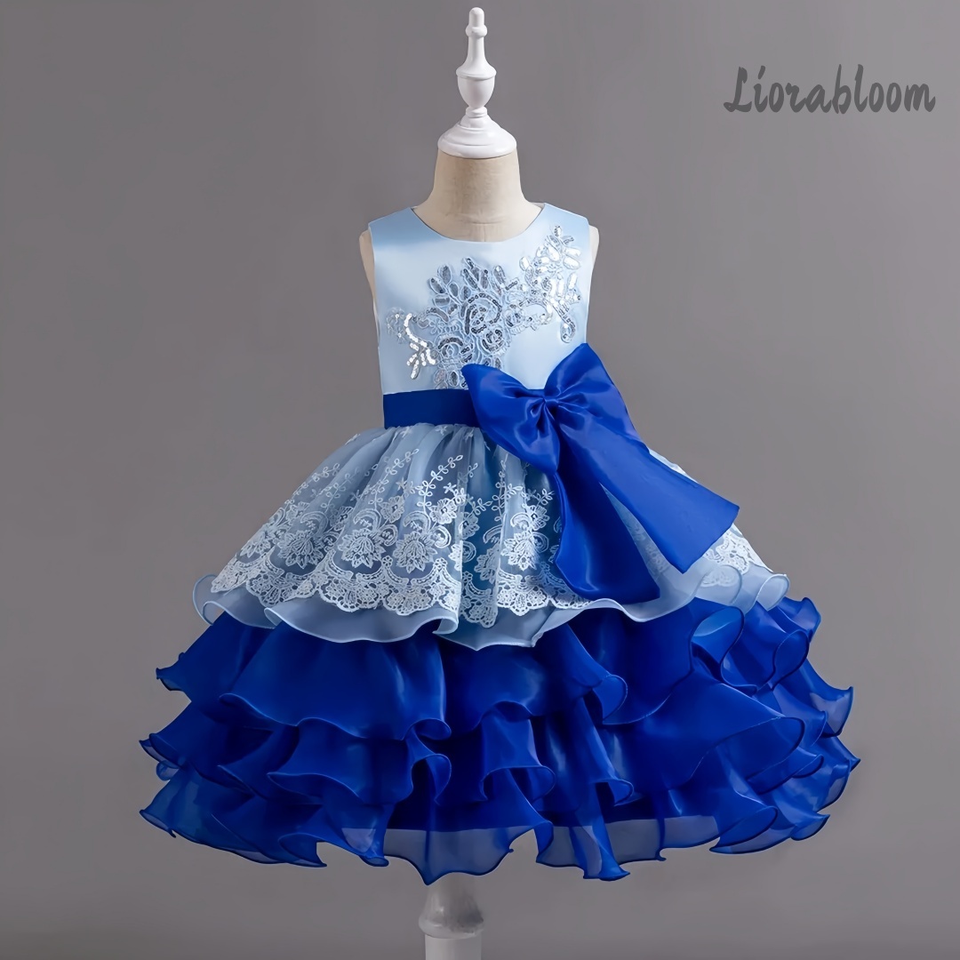 Formal Wear Gowns For Women - Gaun Anak Perempuan Dengan Pita Besar