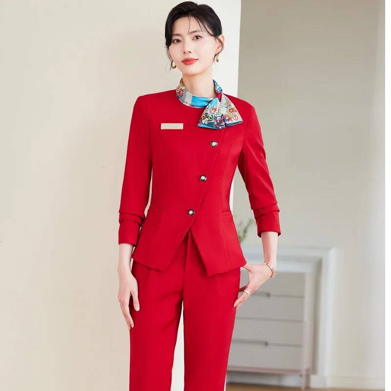 Women Formal Wear For Plus Size - Setelan Celana Formal Elegan Ukuran Besar