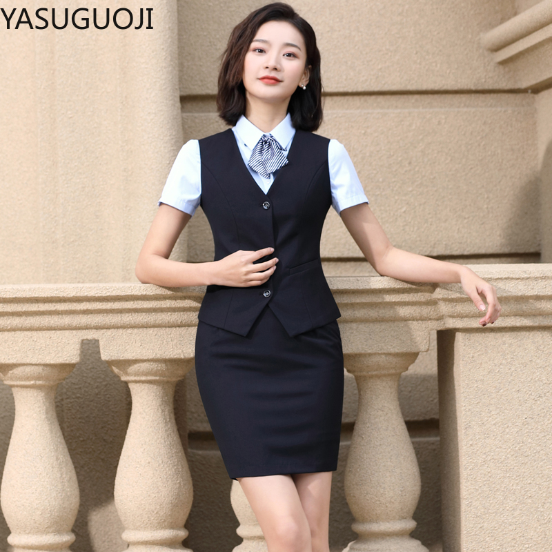 Women Formal Wear For Plus Size - Yasuguoji Elegan Fashion Wanita Rompi Pakaian