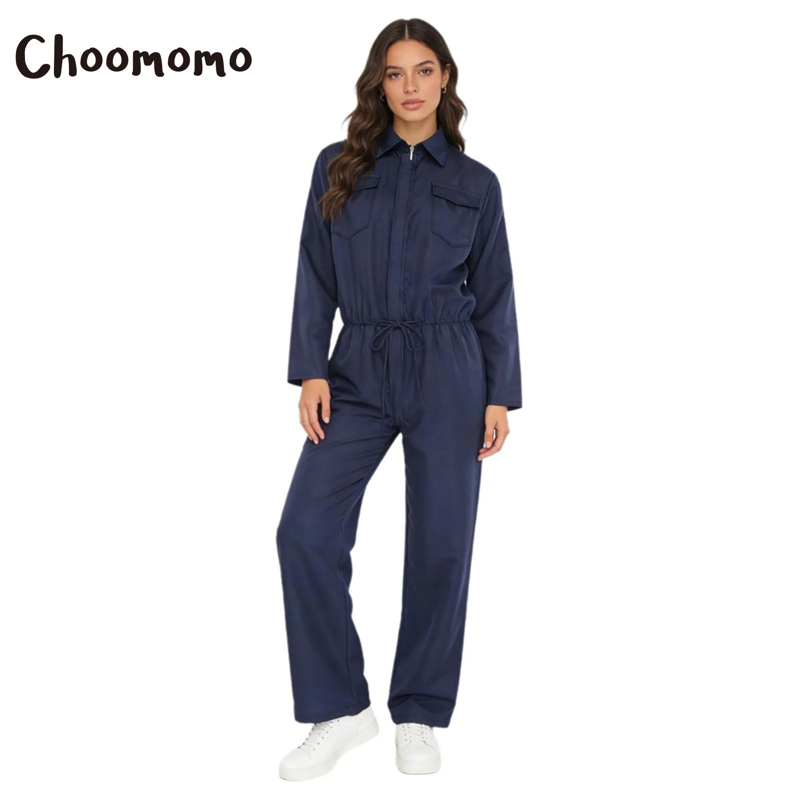 Women'S Formal Wear Jumpsuit - Celana Kargo Wanita Uniseks Setelan Satu