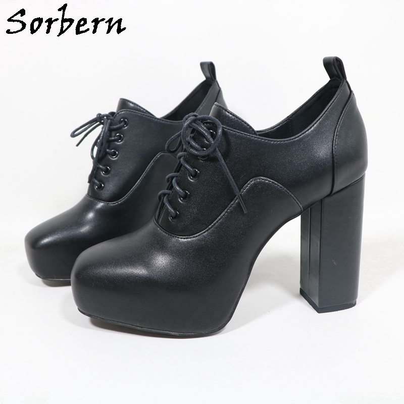 Sepatu Pump Gaya Unisex Sorber - Pump Heel Block ulasan dan harga