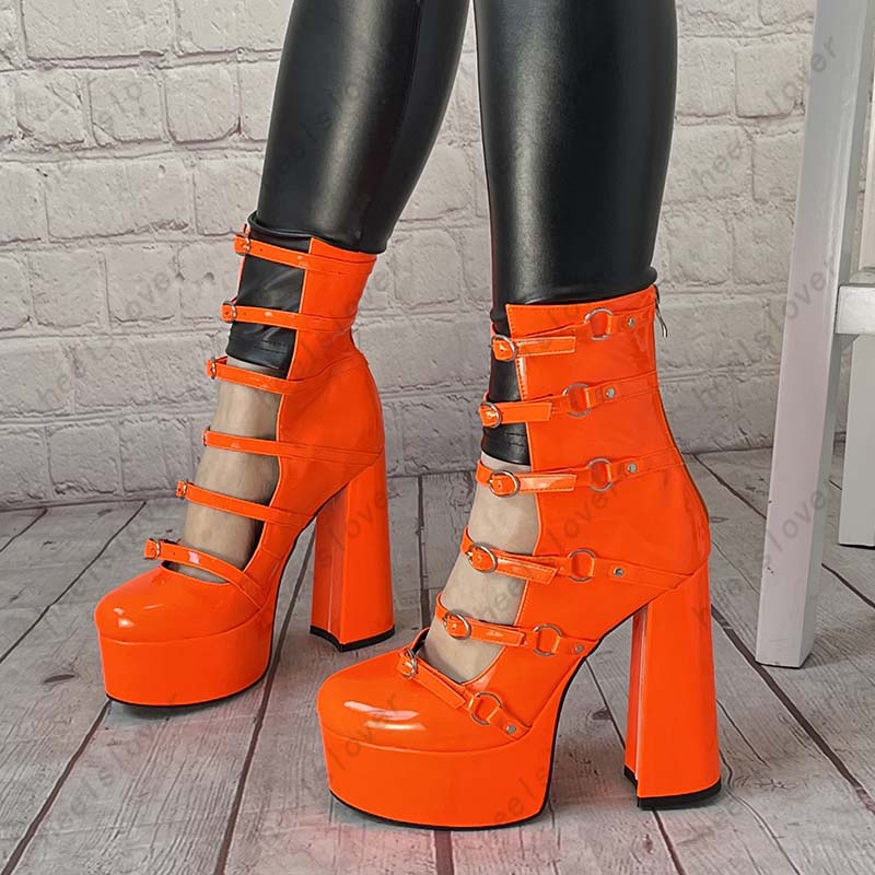Ahhlsion Sepatu Pesta Merah Vi - Pump Heel Block ulasan dan harga