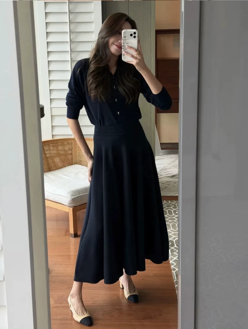 Rok A-line Wanita Musim Gugur  - Women'S Formal Day Wear ulasan dan harga