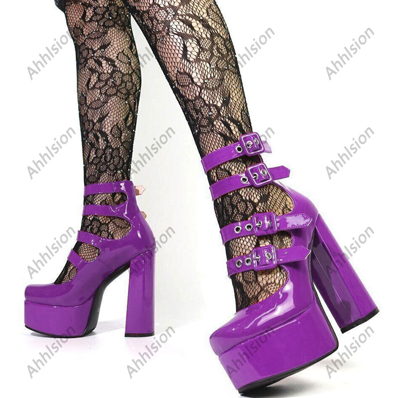 Ahhlsion Sepatu Pump Wanita Mu - Pump Heel Block ulasan dan harga