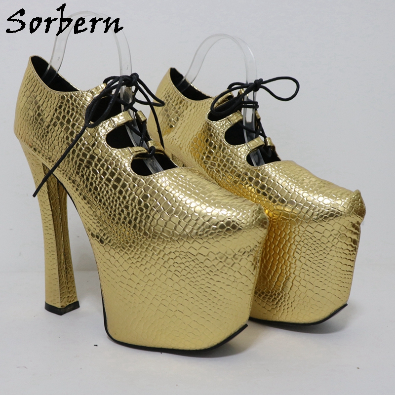 Sorbern Buaya Emas 20Cm Pompa  - Pump Heel Block ulasan dan harga