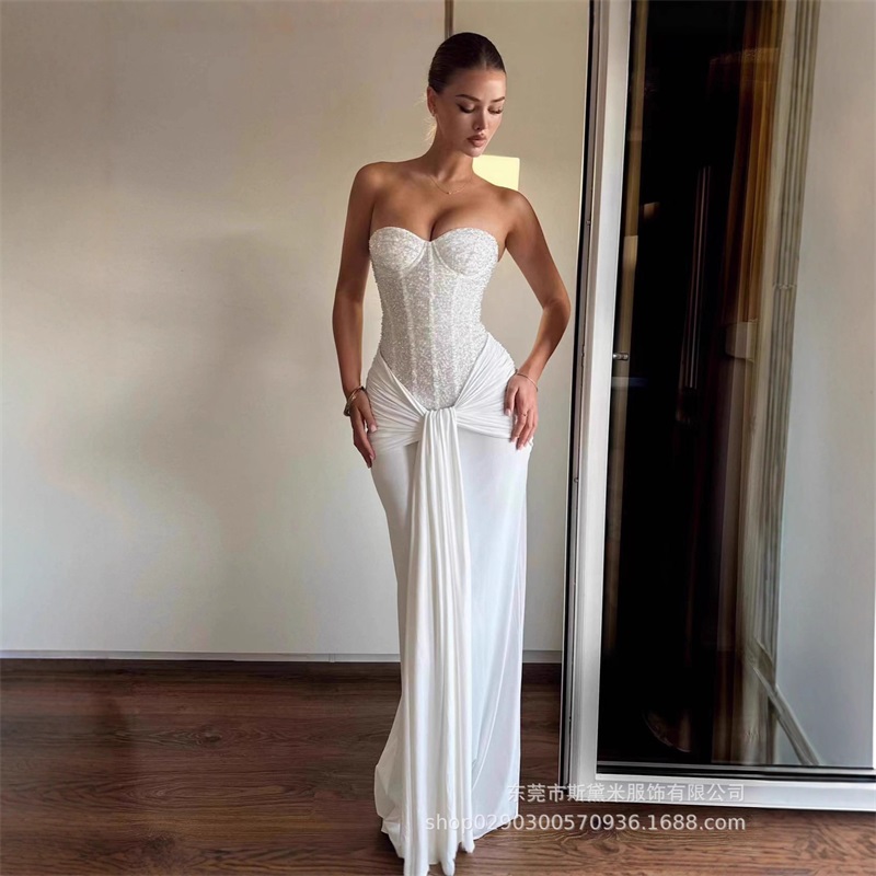 Gaun Prom Wanita Payet Berkila - Formal Wear Gowns For Women ulasan dan harga