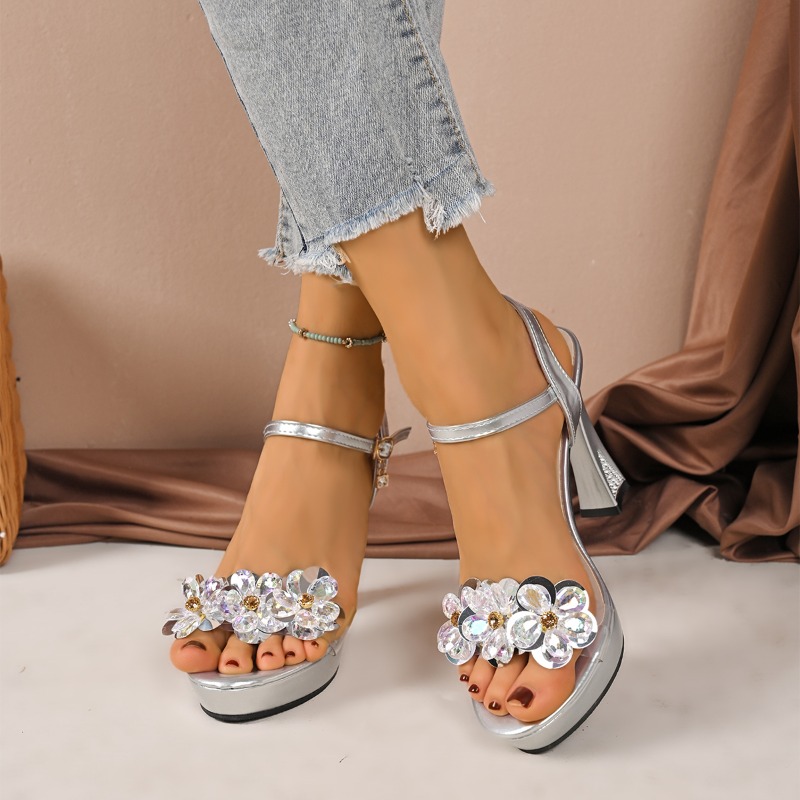 Sandal Wanita Model Fish Mouth - Pump Heel Block ulasan dan harga