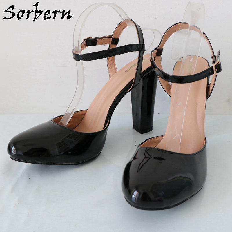 Sorbern sepatu hak tinggi hita - Pump Heel Block ulasan dan harga