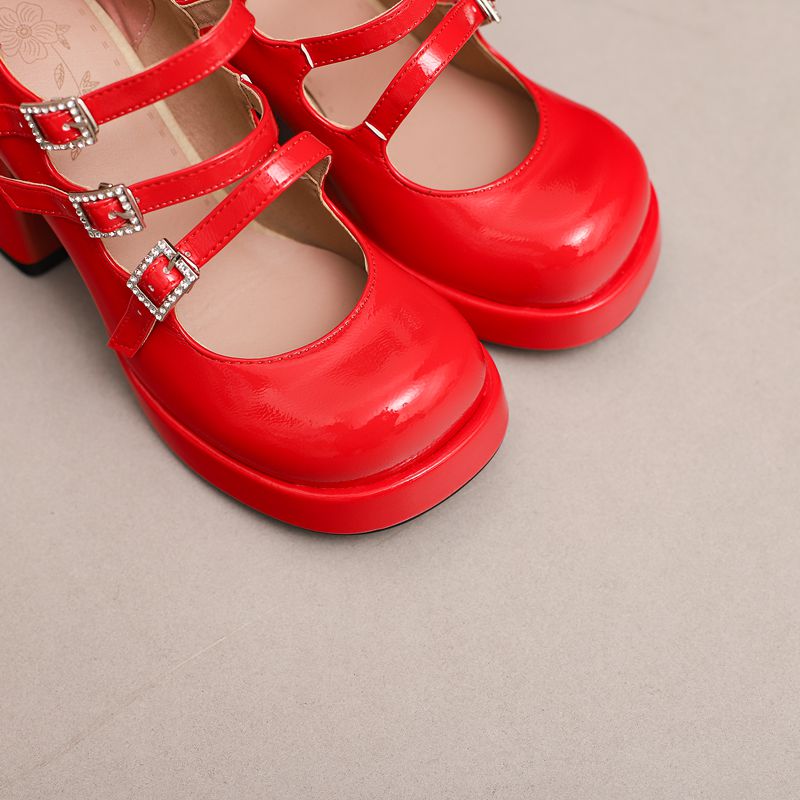 Sepatu Wanita Merk SIMLOVEYO M - Pump Heel Block ulasan dan harga