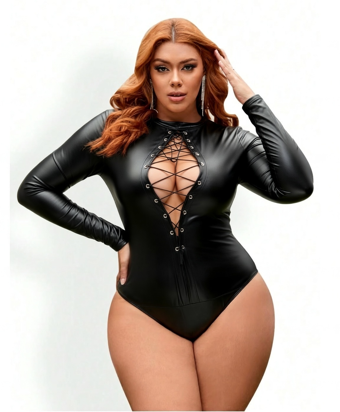 Bodysuit Kulit Wanita Ukuran B - Women'S Formal Wear Jumpsuit ulasan dan harga