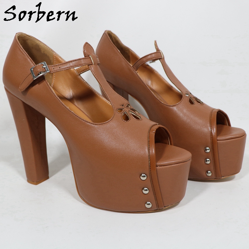 Sepatu Pump Wanita Sorbern Bro - Pump Heel Block ulasan dan harga