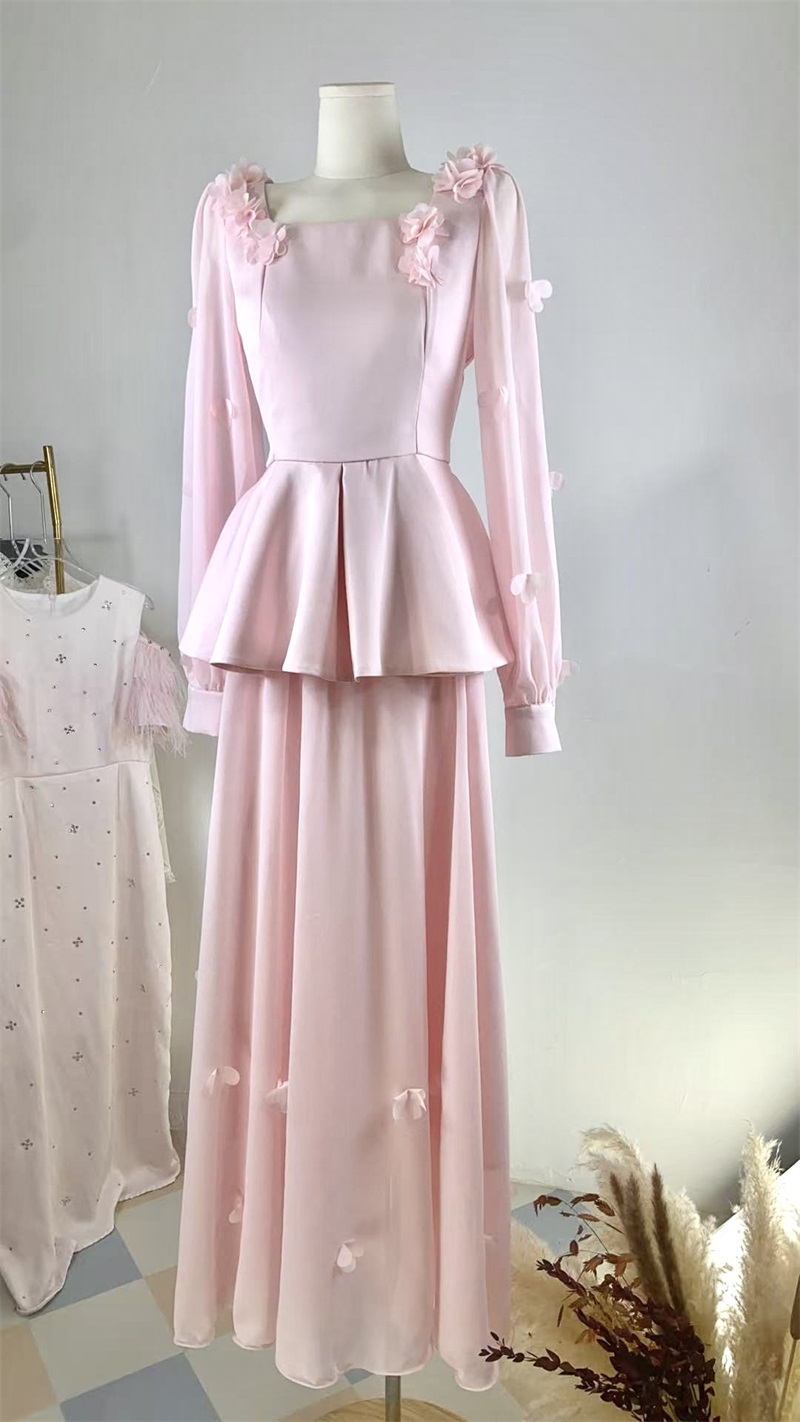 Setelan Rok Wanita Arab 2 Pcs  - Formal Wear Gowns For Women ulasan dan harga