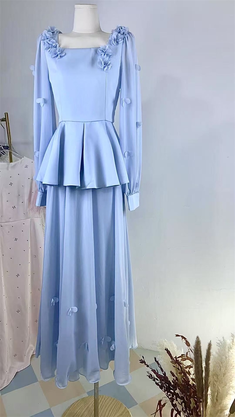 Setelan Rok Wanita Arab 2 Pcs  - Formal Wear Gowns For Women ulasan dan harga